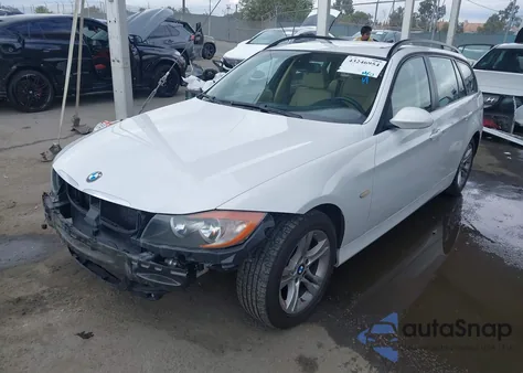 2008 BMW 328I z USA, uszkodzony, nr VIN WBAVS13548FX17018